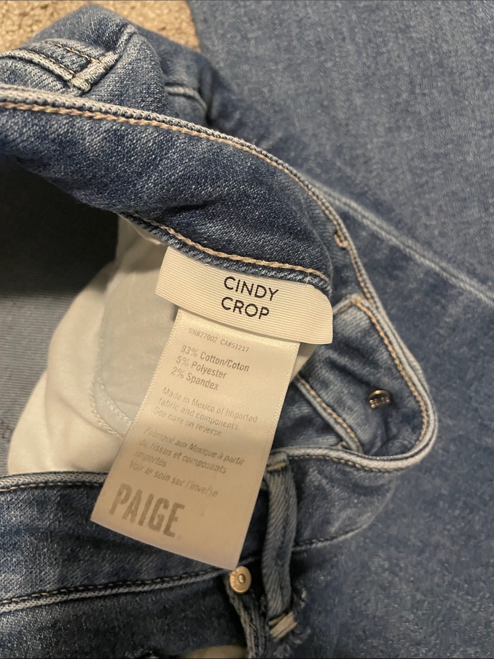 Paige Cindy Crop Jeans - Picture 3 of 4